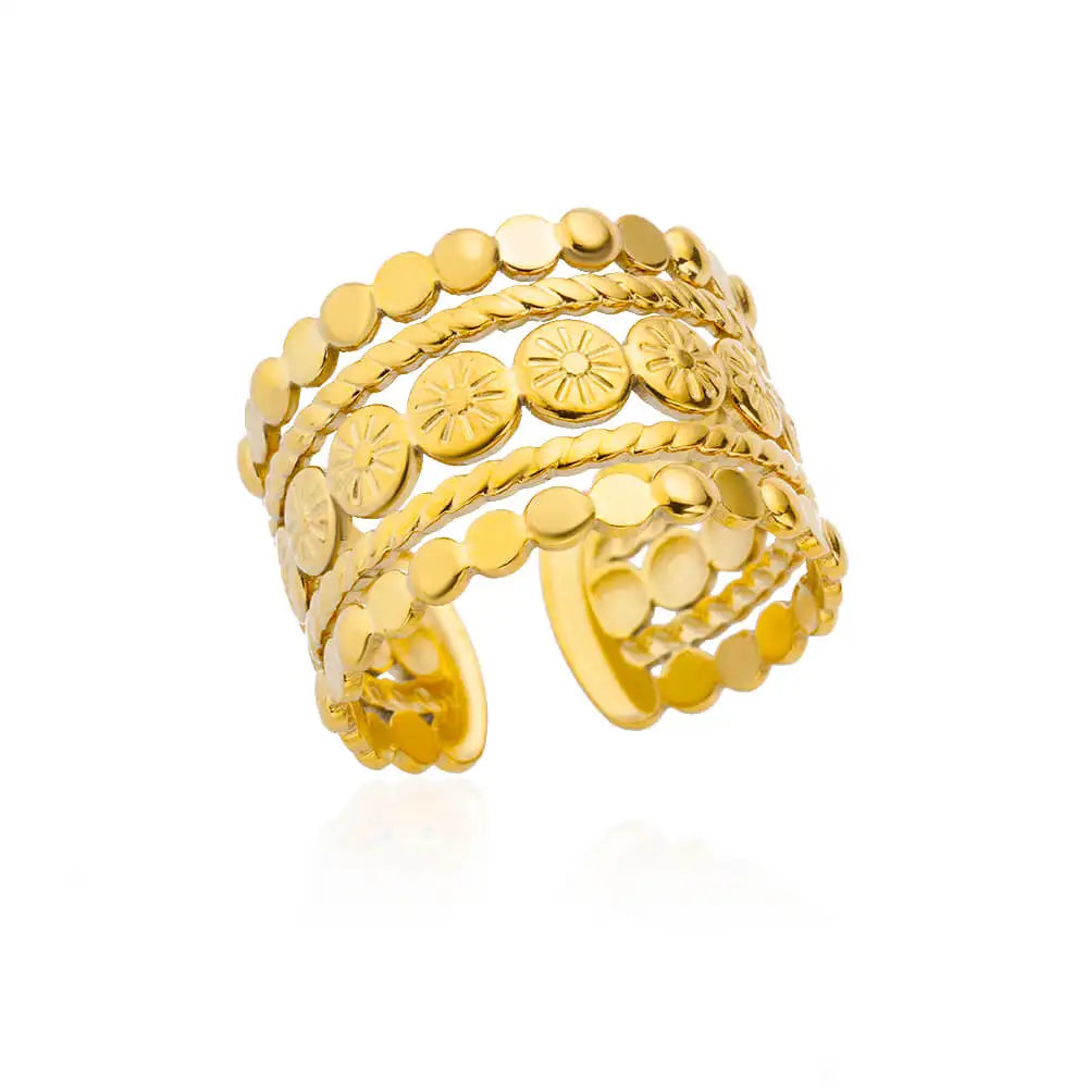 Bague dorée