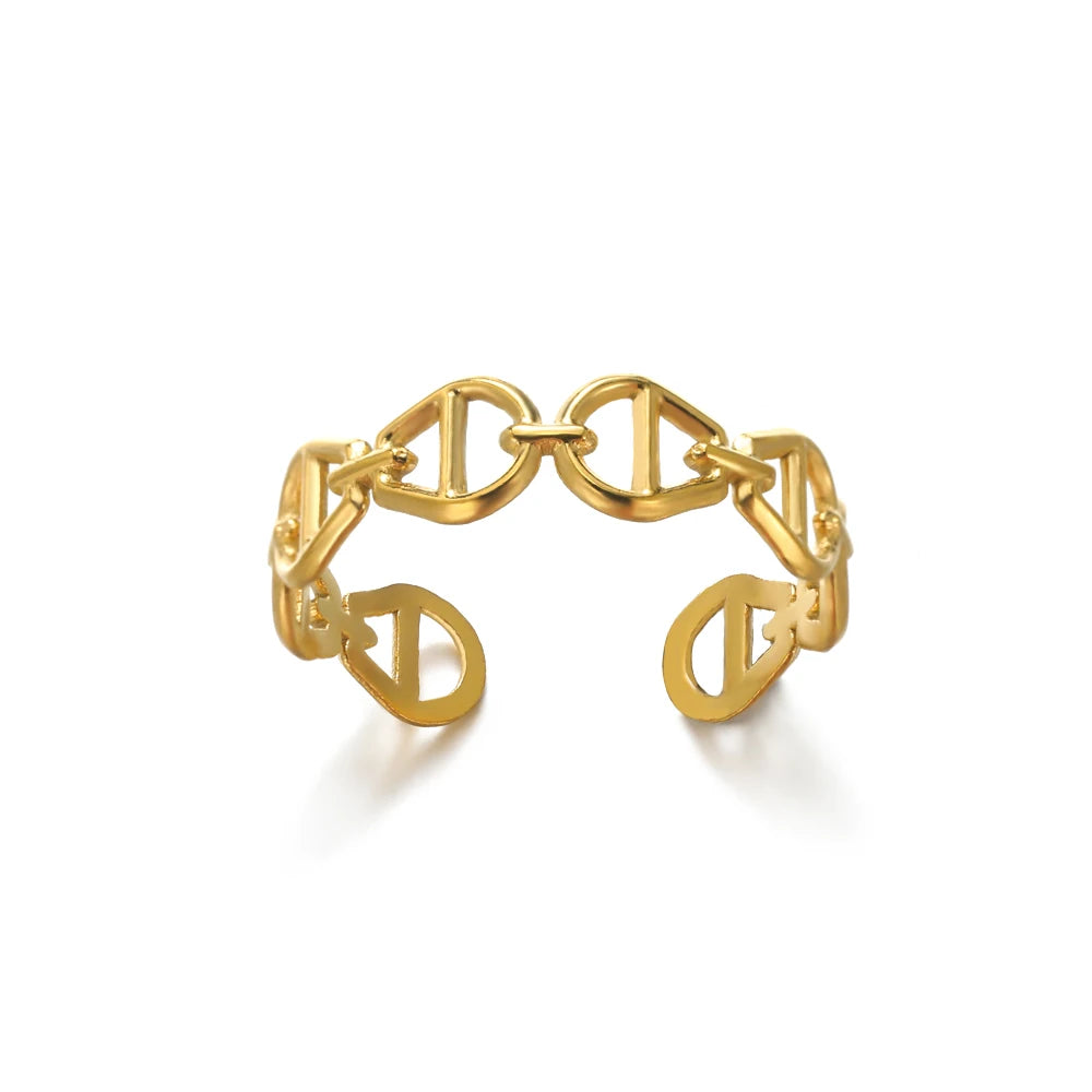 Bague dorée
