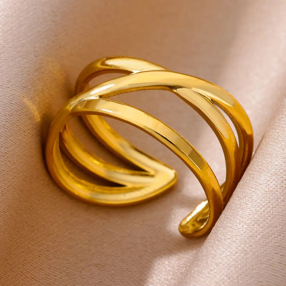 Bague dorée