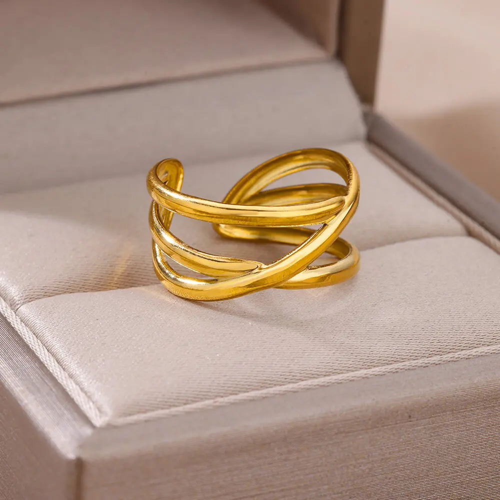Bague dorée