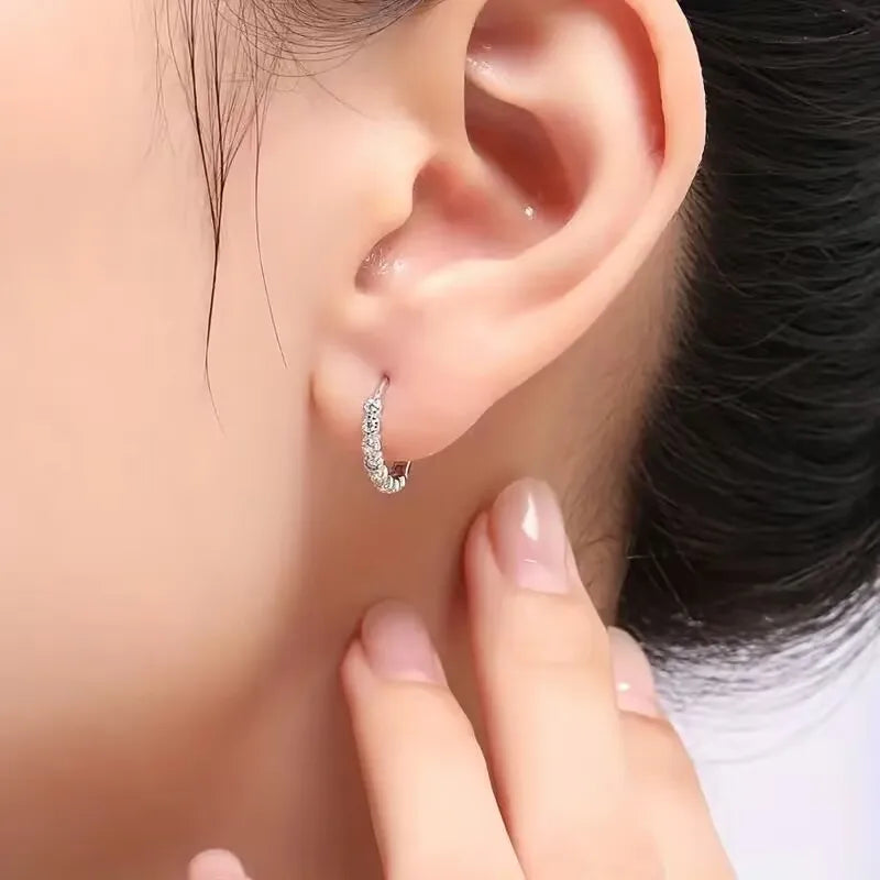 Boucles d'oreilles aregentées