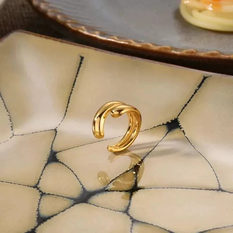 Ear cuff doré