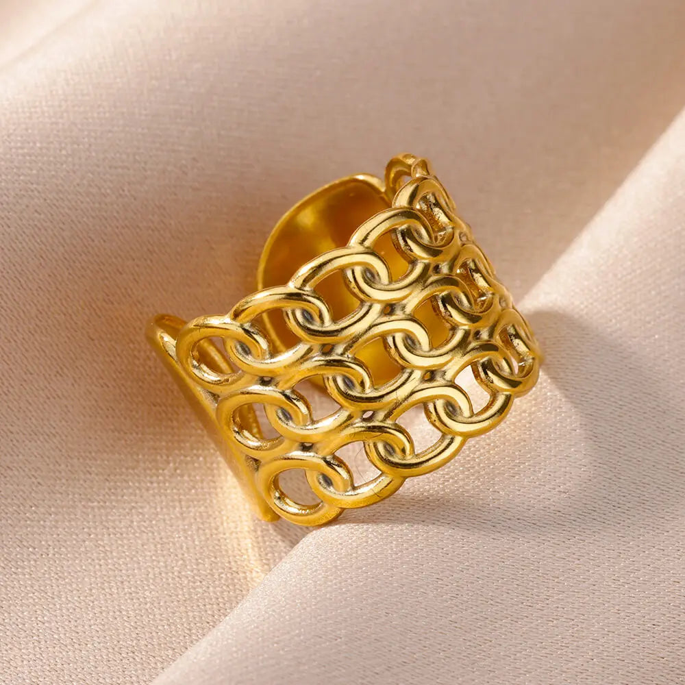 Bague dorée