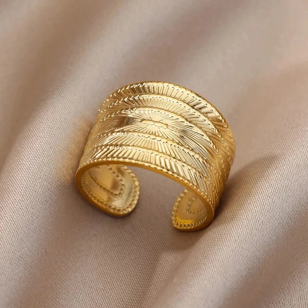 Bague dorée