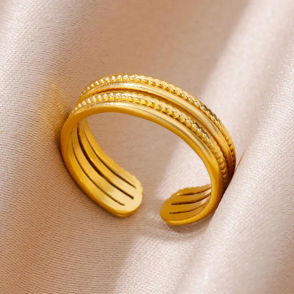 Bague dorée