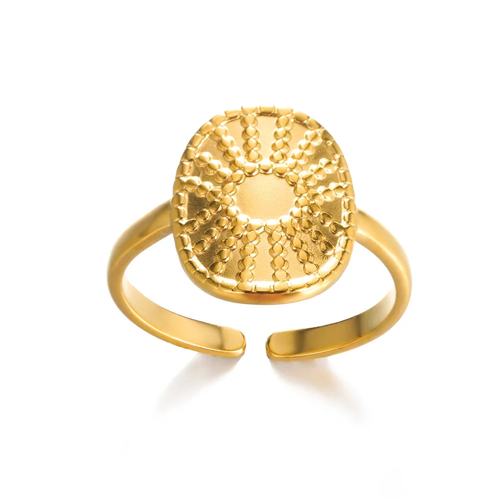 Bague dorée