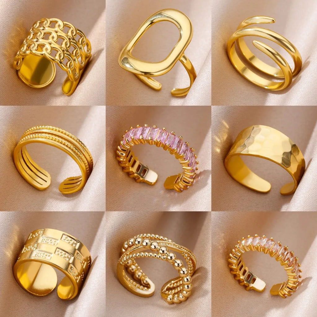 Bague dorée