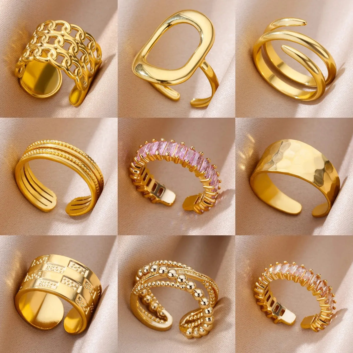 Bague dorée