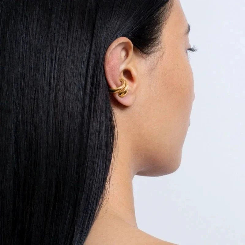 Ear cuff doré