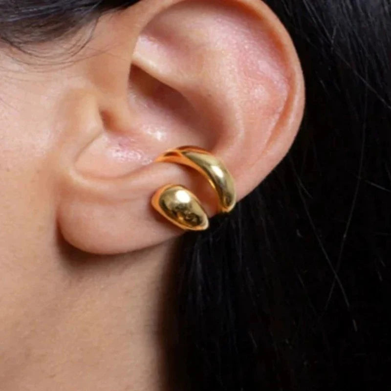 Ear cuff doré